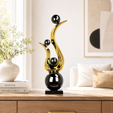 Pinnacle Luxury Gold & Silver Balance Art