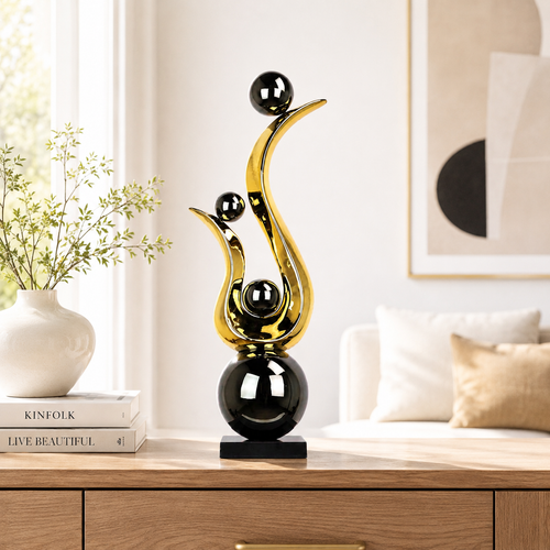 Pinnacle Luxury Gold & Silver Balance Art