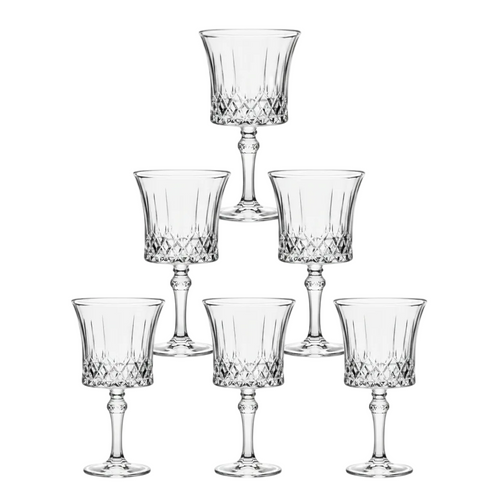 Royal Cut Wine Glasses Set of 6