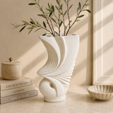 Abstract Spiral Sculptural Vase