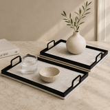 Minimalist Duo-Tone Serving Trays