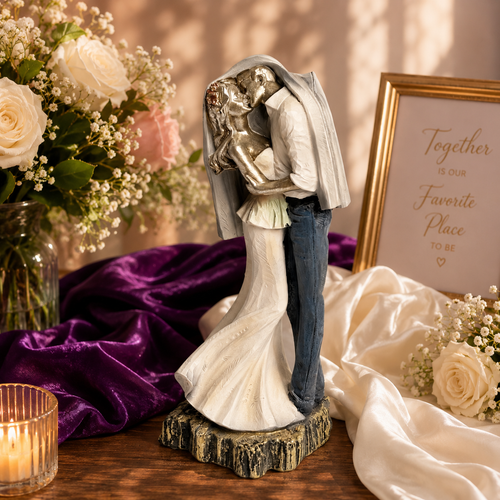 Luxury Couple Wedding Figurine