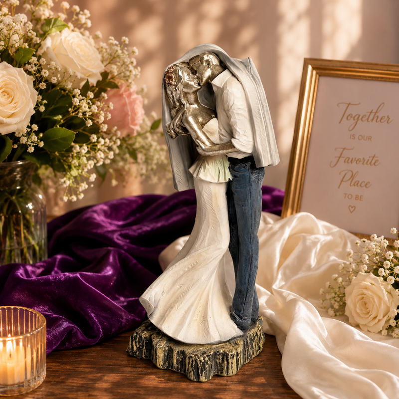 Luxury Couple Wedding Figurine