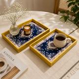 Royal Persian Print Serving Tray Set