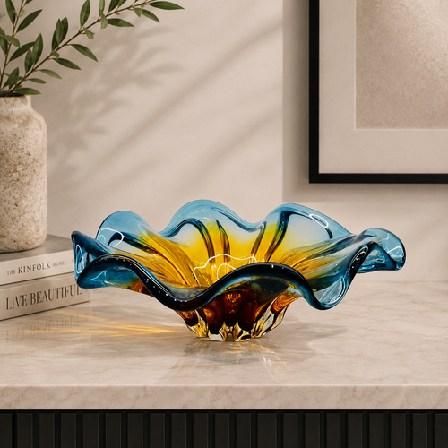 Modern Wave Rim Centerpiece