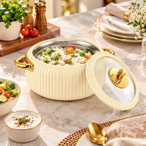 Casserole & Hot Pot with Glass Lid (3000ml)
