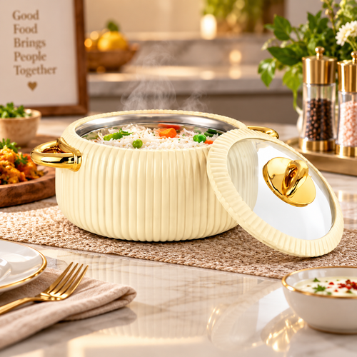 Casserole & Hot Pot with Glass Lid (3000ml)