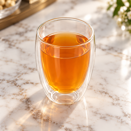 Double-Wall Borosilicate Glass Coffee & Tea Tumbler