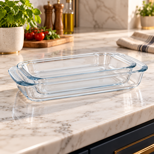 Rectangular Glass Casserole Dish Set