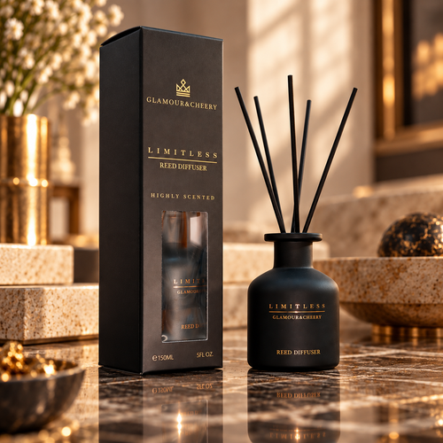 Luxury Matte Black Reed Diffuser