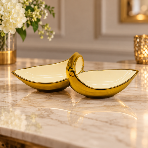 Leaf Serving Bowl & Centerpiece Platter