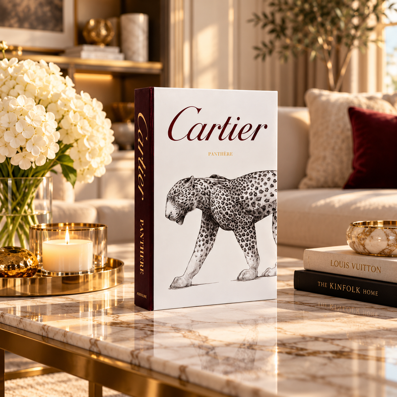 Modern Cartier Panther Decorative Display Book