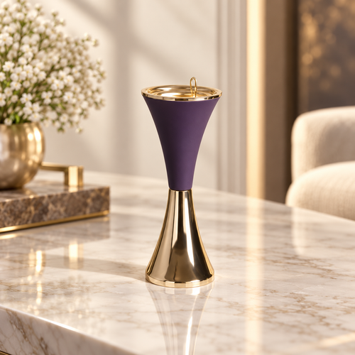 Royal Purple & Gold Incense Burner