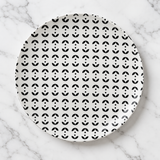 Modern Printed Bamboo Fiber Coaster Set of 4