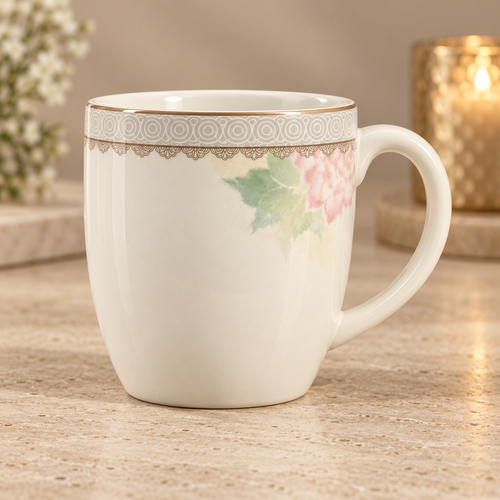 Elegant Ceramic Tea & Coffee Cup Set of 6