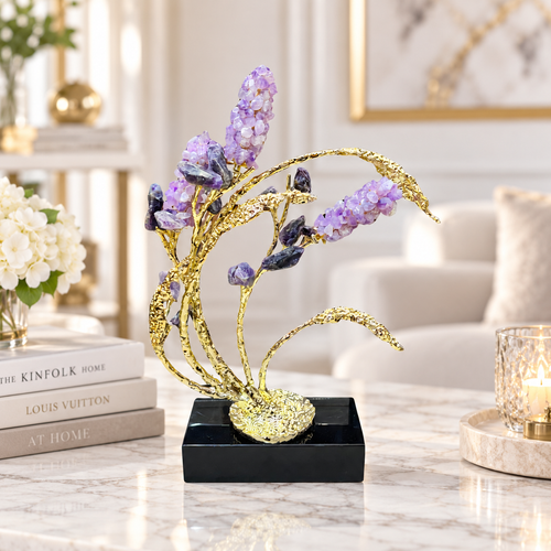 Luxury Gold Foil Stems Tabletop Decor