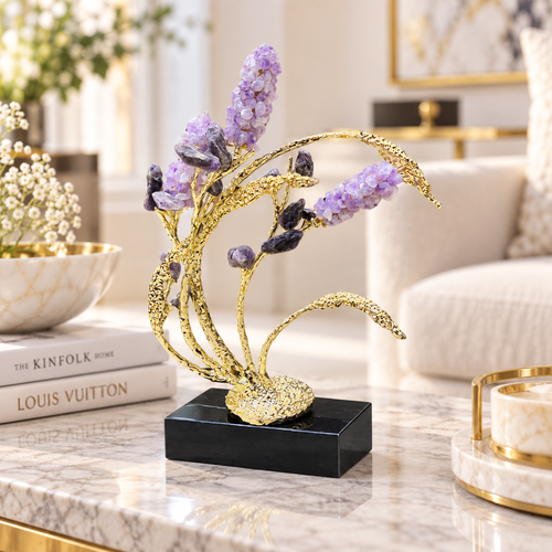 Luxury Gold Foil Stems Tabletop Decor