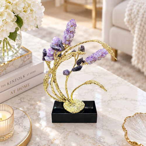 Luxury Gold Foil Stems Tabletop Decor