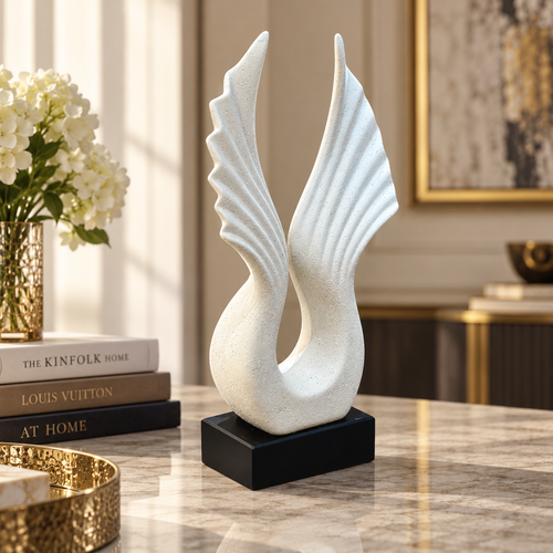 Modernist Soaring Wings Abstract Sculpture