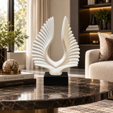 Modernist Radiant Wings Abstract Sculpture