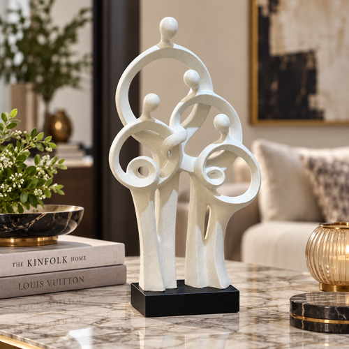 Modernist Family of Four Ceramic Sculpture