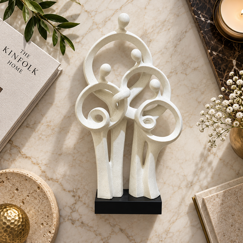 Modernist Family of Four Ceramic Sculpture