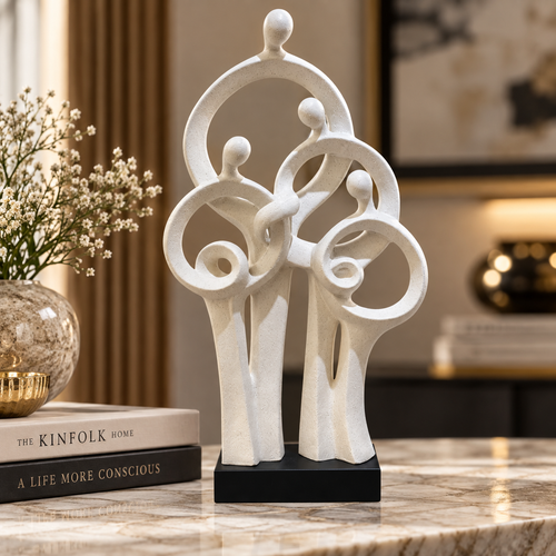 Modernist Family of Four Ceramic Sculpture