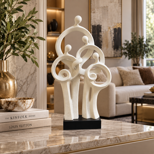 Modernist Family of Four Ceramic Sculpture