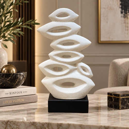 Modernist Stacked Pod Abstract Sculpture