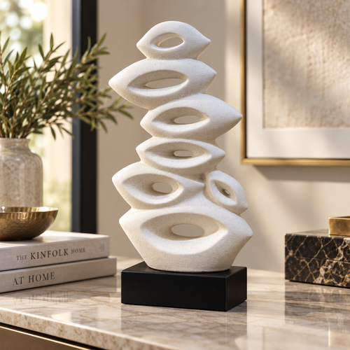 Modernist Stacked Pod Abstract Sculpture