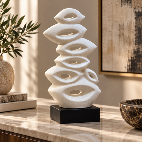 Modernist Stacked Pod Abstract Sculpture