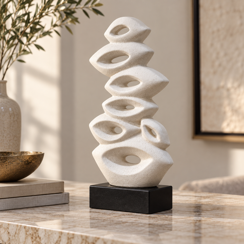 Modernist Stacked Pod Abstract Sculpture