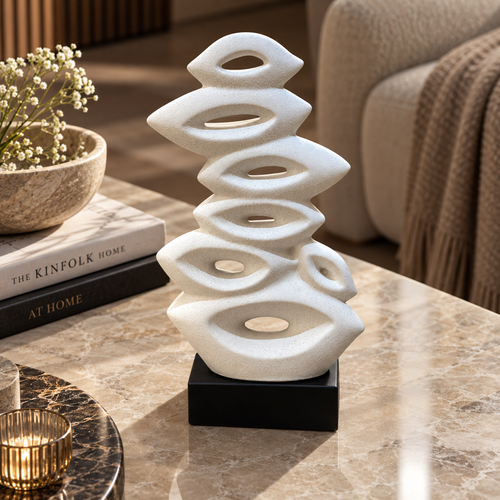 Modernist Stacked Pod Abstract Sculpture