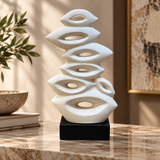 Modernist Stacked Pod Abstract Sculpture