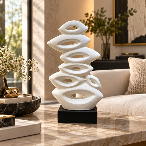 Modernist Stacked Pod Abstract Sculpture
