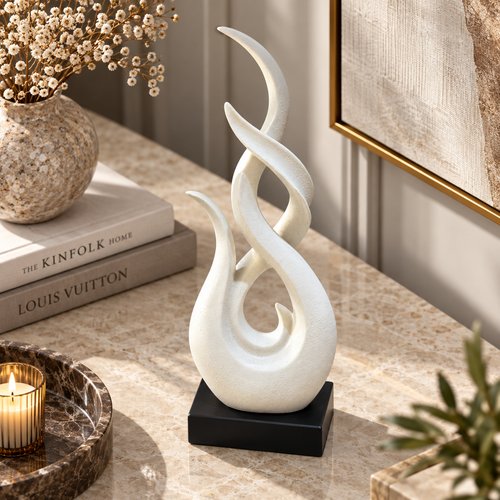 Modernist Soaring Flame Abstract Sculpture
