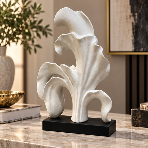 Modernist Cascading Flora Abstract Sculpture