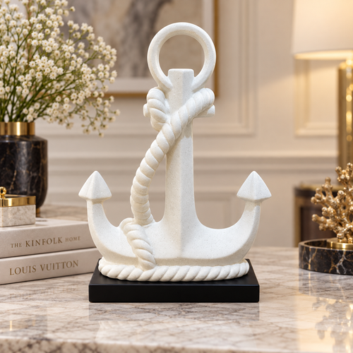 Modernist Nautical Anchor Sculpture