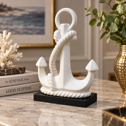 Modernist Nautical Anchor Sculpture