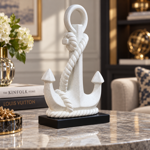 Modernist Nautical Anchor Sculpture