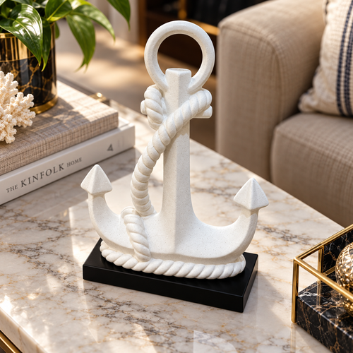 Modernist Nautical Anchor Sculpture