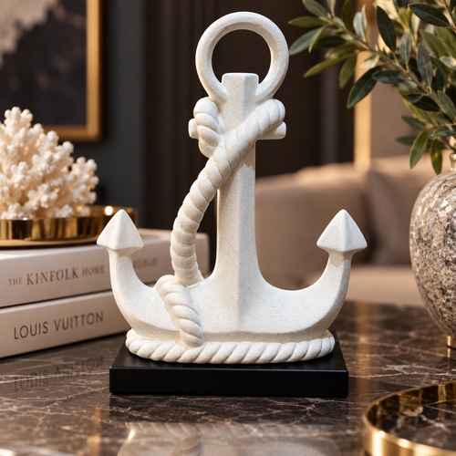 Modernist Nautical Anchor Sculpture