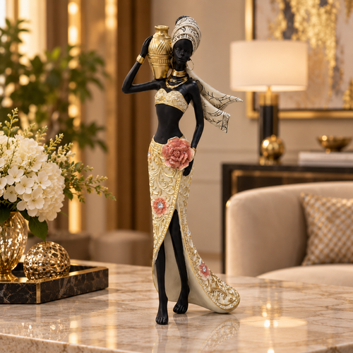 Royal African Water Maiden Statue