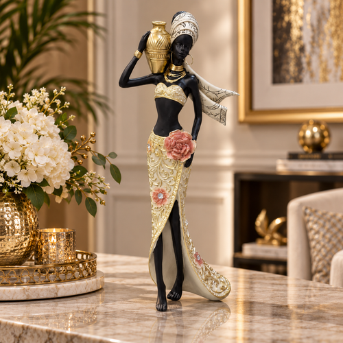 Royal African Water Maiden Statue