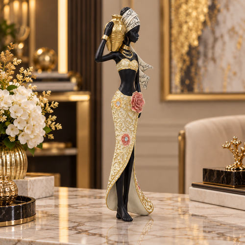 Royal African Water Maiden Statue