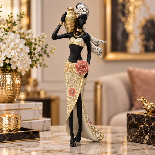 Royal African Water Maiden Statue