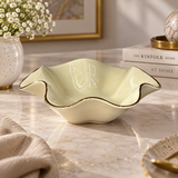 Organic Wave Sculptural Centerpiece Bowl