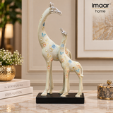 Majestic Mother & Baby Giraffe Sculpture