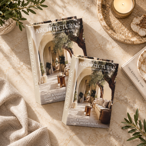 Modern Mediterranean Storage Book 2 Piece Set