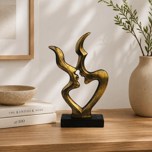 Couple Face Abstract Showpiece
